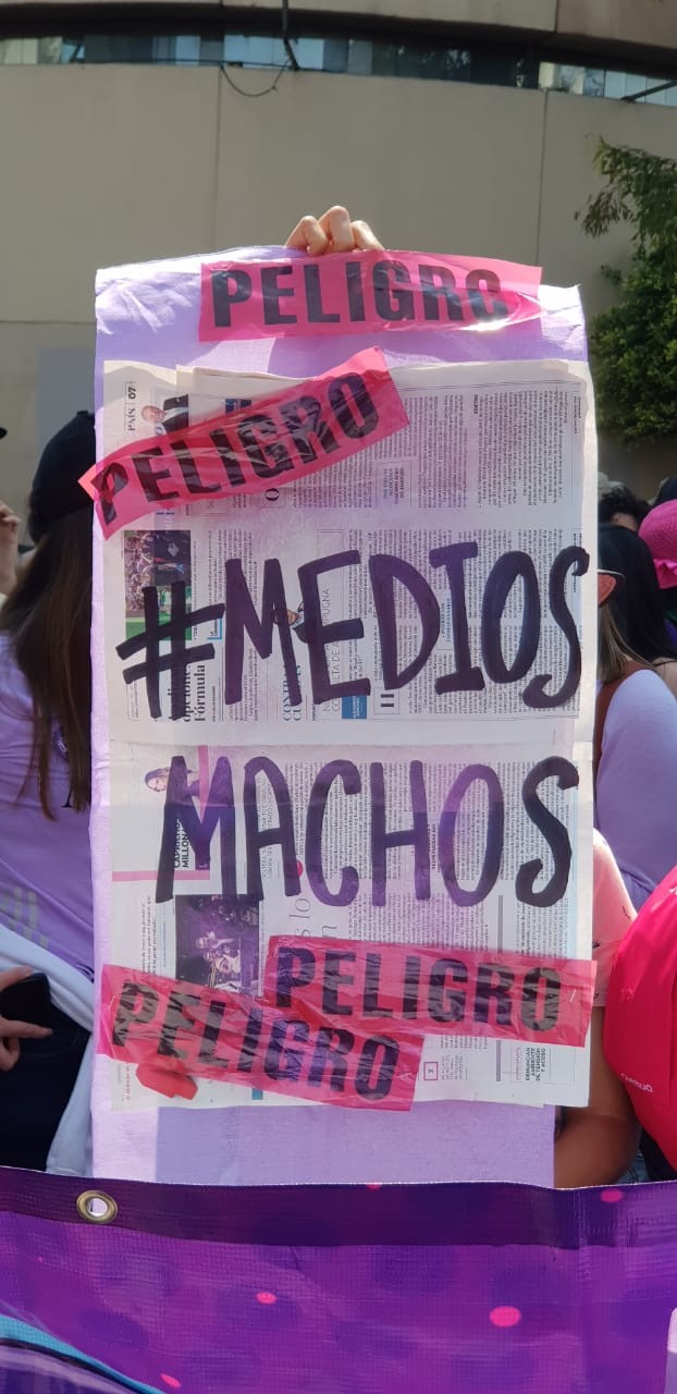 Marcha 8M VS medios