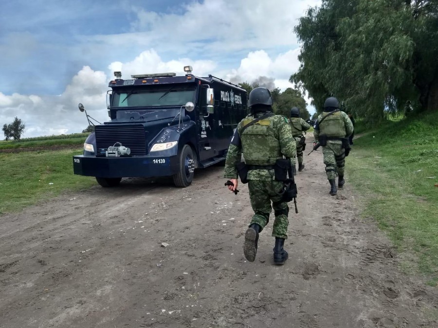 Personal de PEMEX y de la Guardia Nacional fueron agredidos en Tepeaca, Puebla