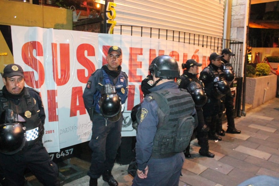 Suspende INVEA actividades en cinco establecimientos mercantiles de la Benito Juárez