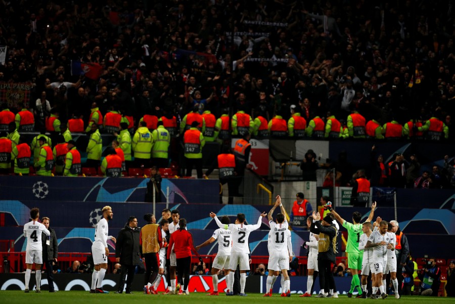 PSG da un golpe de autoridad ante el United; El Porto de Herrera cae frente a la Roma