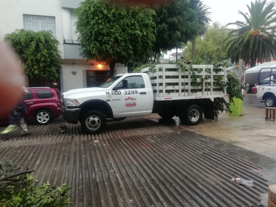 SSC apoya a la ciudadanía luego de las lluvias