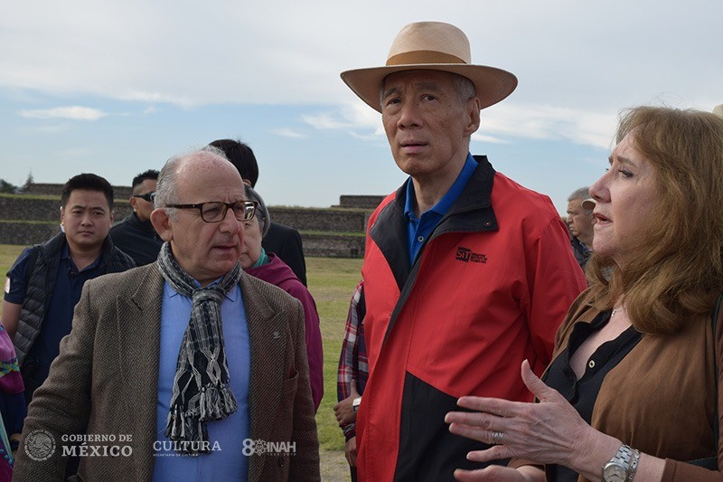 Primer Ministro de Singapur visita Teotihuacan
