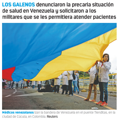 Médicos piden ingreso de ayuda humanitaria