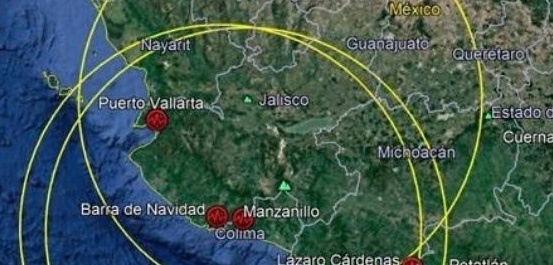 Reportan sismo en Jalisco