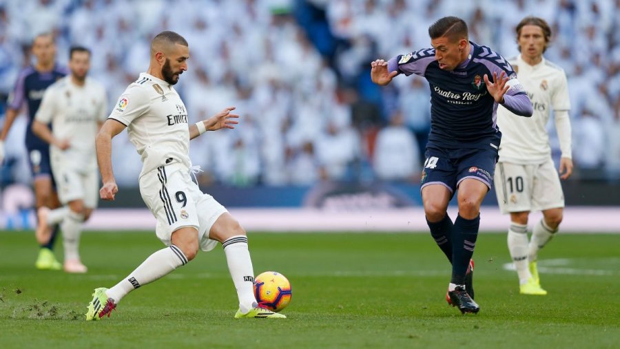 Real Madrid doblega 2-0 al Valladolid en el Santiago Bernabéu