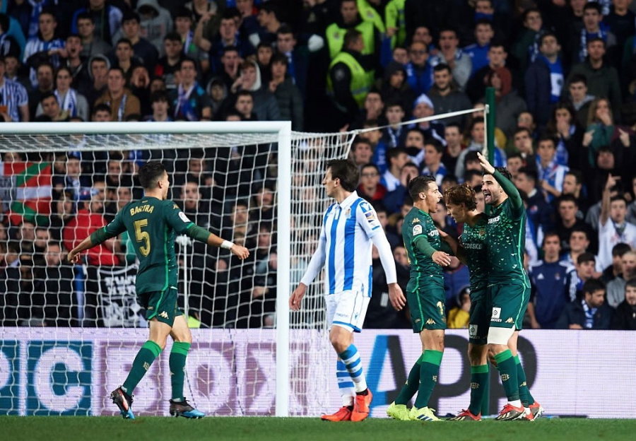 Betis elimina a la Real Sociedad en la Copa del Rey