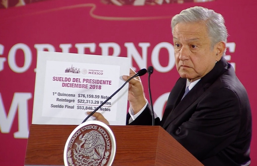 López Obrador recibe su primer quincena como Presidente