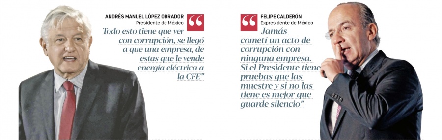 AMLO y Calderón se enfrascan en guerra de declaraciones