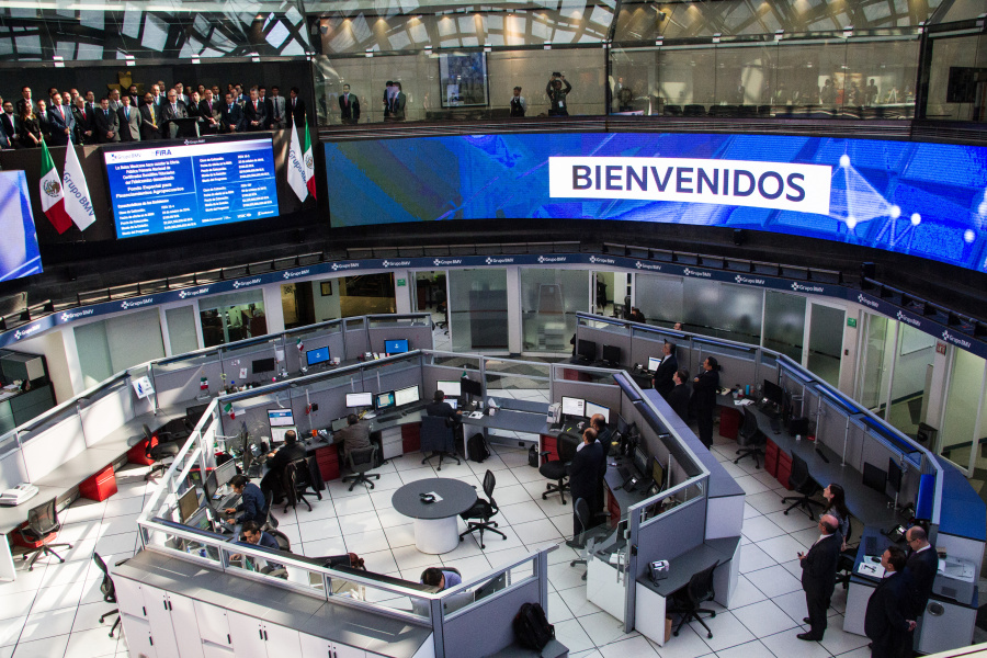 Bolsa Mexicana de Valores registra su más fuerte caída desde 2016