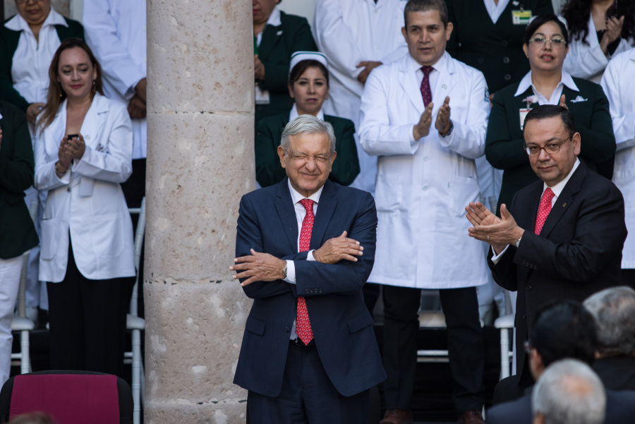 AMLO presenta el Plan Nacional del IMSS