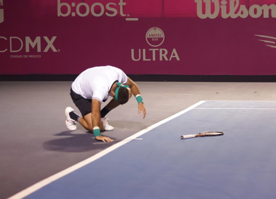 Juan Martín Del Potro se fractura rodilla, podría perder la Final de Maestros