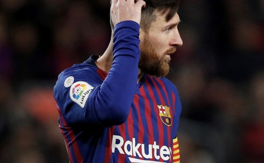 Messi genera duda para el Clásico por lesión