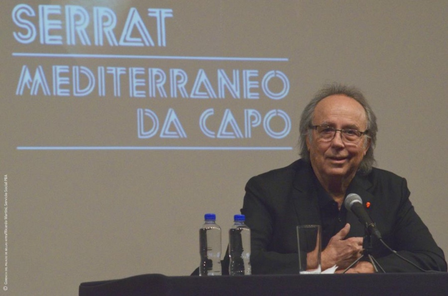 Joan Manuel Serrat en el Palacio de Bellas Artes