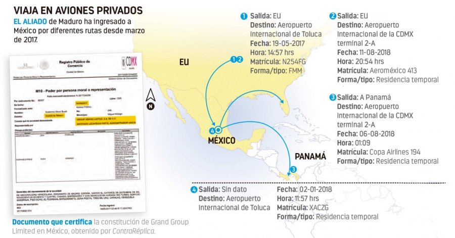 Alfil de Maduro se salta la ley mexicana: entra como turista y crea empresa