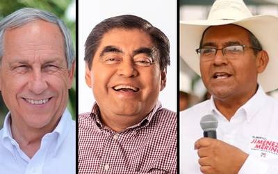 Candidatos al gobierno de Puebla listos para debate electoral