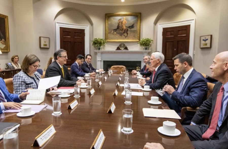 AMLO destaca reunión de Ebrard con funcionarios de EU
