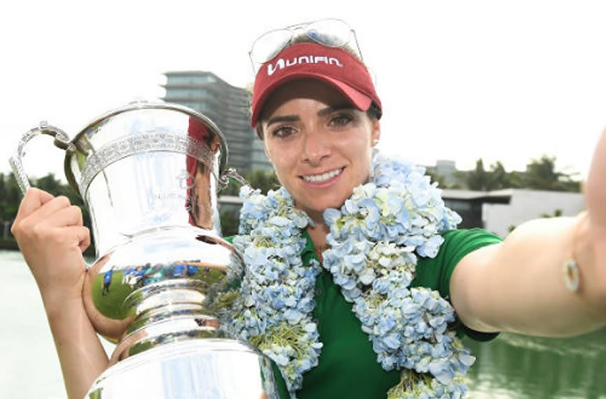 Gaby López gana el título de Blue Bay LPGA en China