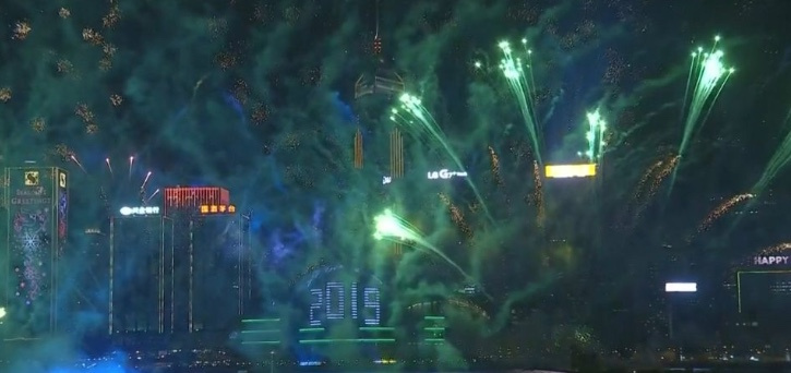 Hong Kong y Corea del Norte, celebran la llegada del 2019