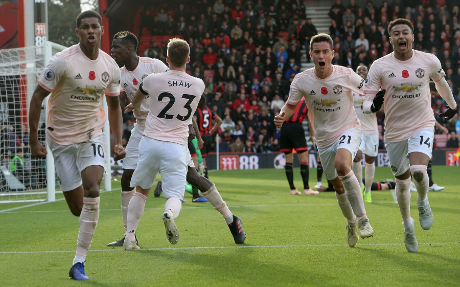 Manchester United enfrentará este domingo como local a Bournemouth