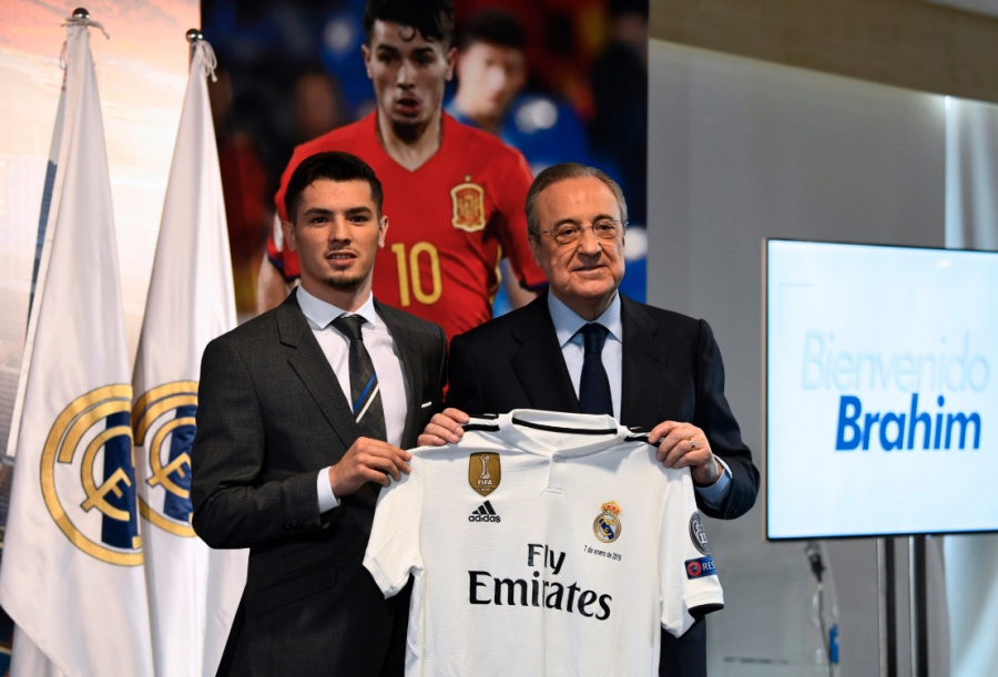 Real Madrid presenta a Brahim Díaz