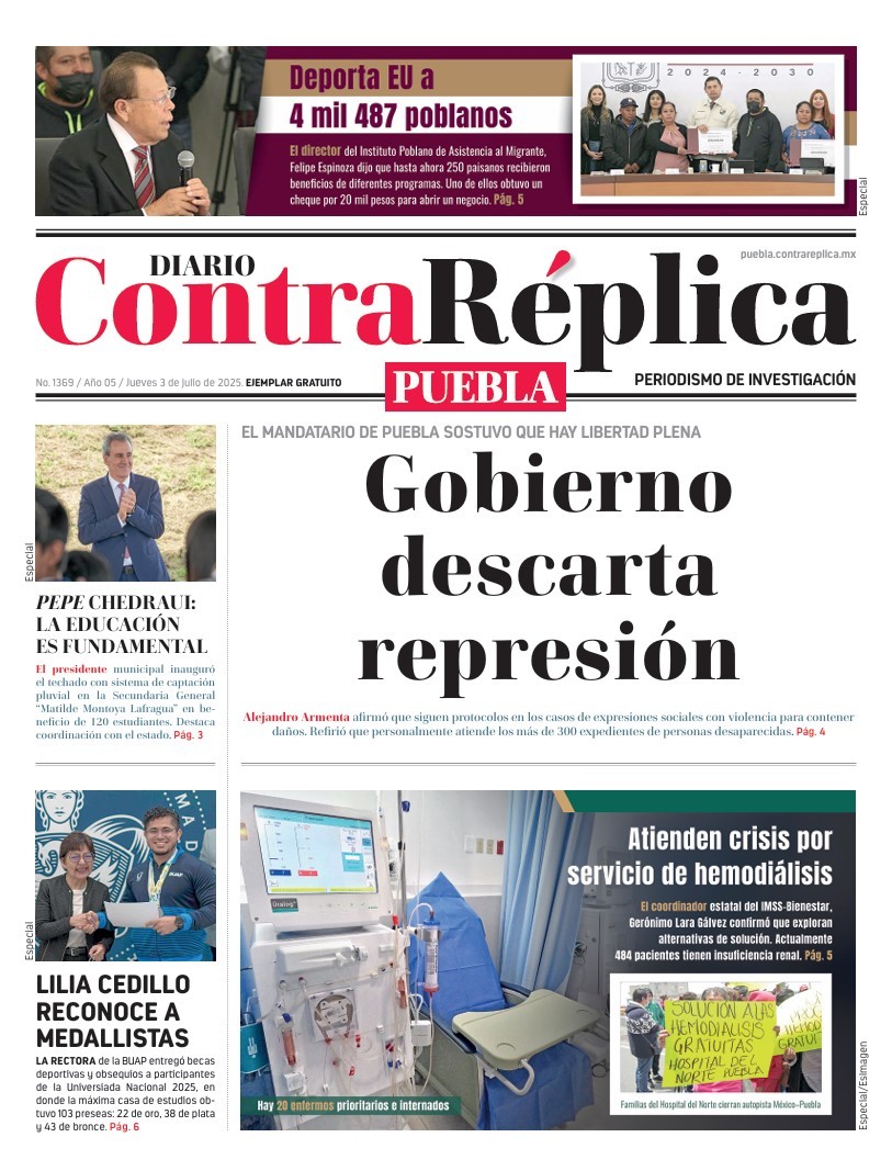 Reanudan de forma escalonada servicio de hemodiaacutelisis en hospitales de Puebla
