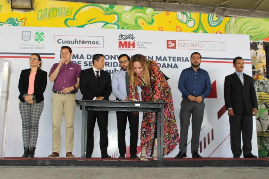 Tres alcaldías firman acuerdo en Materia de Seguridad Ciudadana