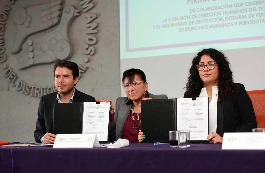 Fortalecen protección para periodistas y defensores de derechos humanos en CDMX