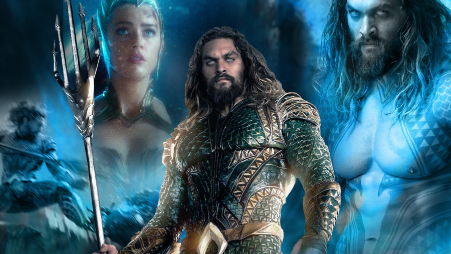 Presentan nuevos pósters oficiales de Aquaman