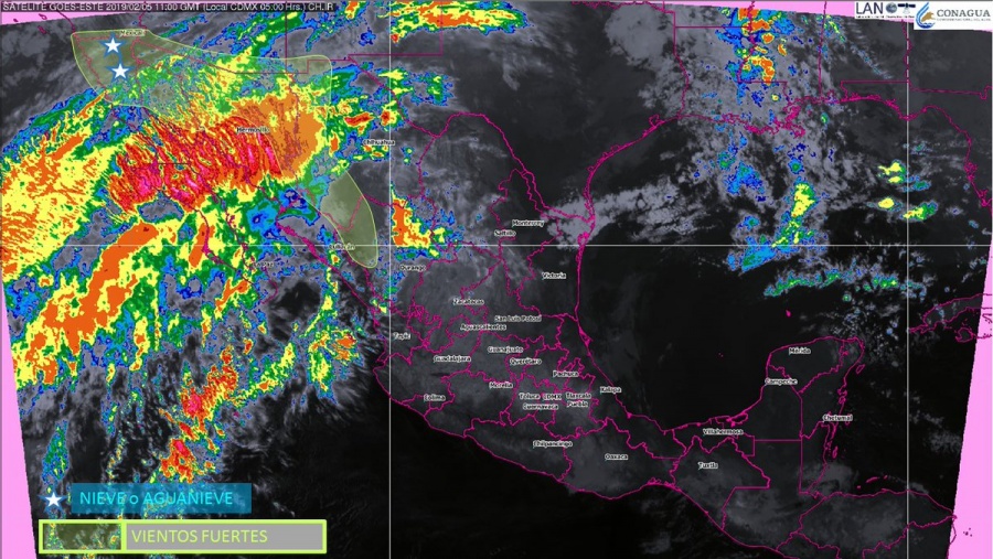 Prevalece clima cálido en la mayor parte del país