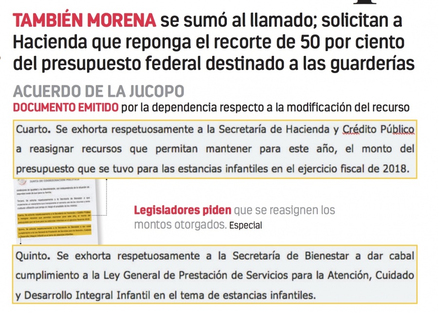 Senado exige que regresen 2 mmdp
