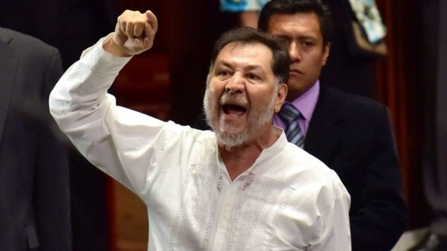 Polémico tuit de Fernández Noroña, tras la muerte de Marta Erika y Rafael Moreno