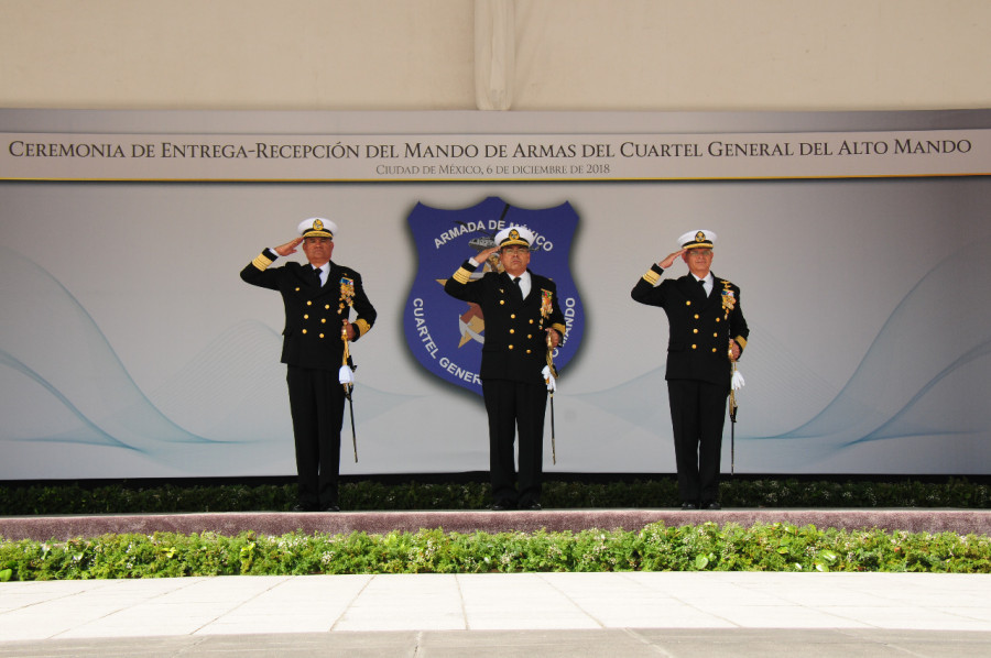 La SEMAR hace entrega del Mando de Armas