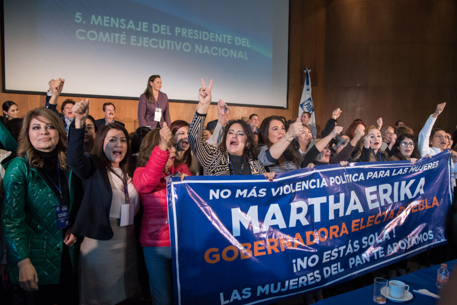 Consejo Nacional del PAN respalda el triunfo de Martha Erika