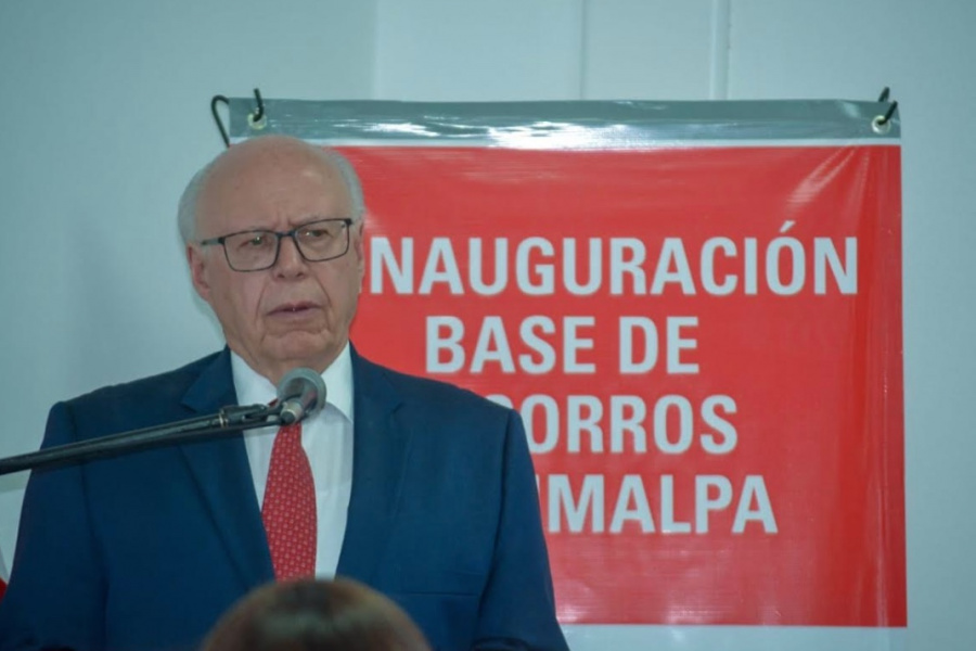 Narro Robles reinaugura Base de Socorros de la Cruz Roja en Cuajimalpa