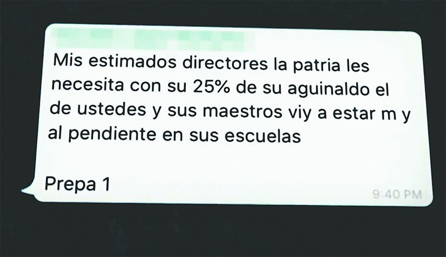 Cierra 50% de escuelas por extorsión a profes