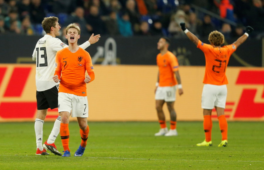 Holanda desciende a Alemania en la UEFA Nations League