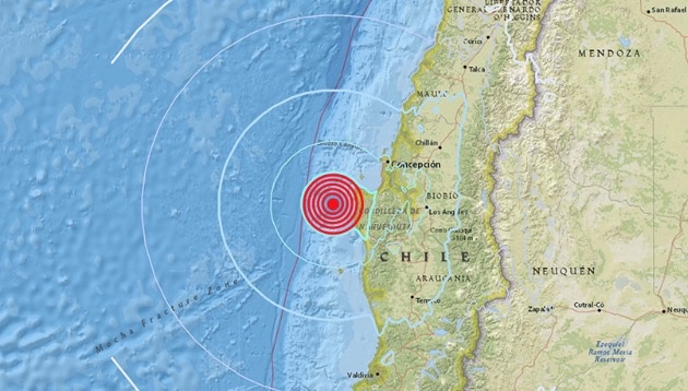 Sismo afecta zona central de Chile