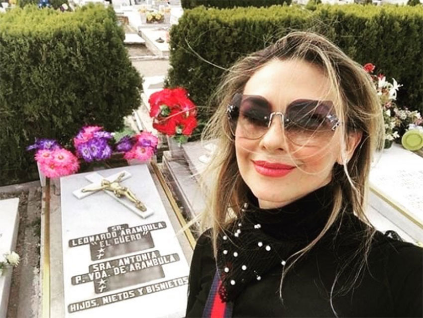 Confirma Araceli Arámbula, muerte de madre de Luis Miguel