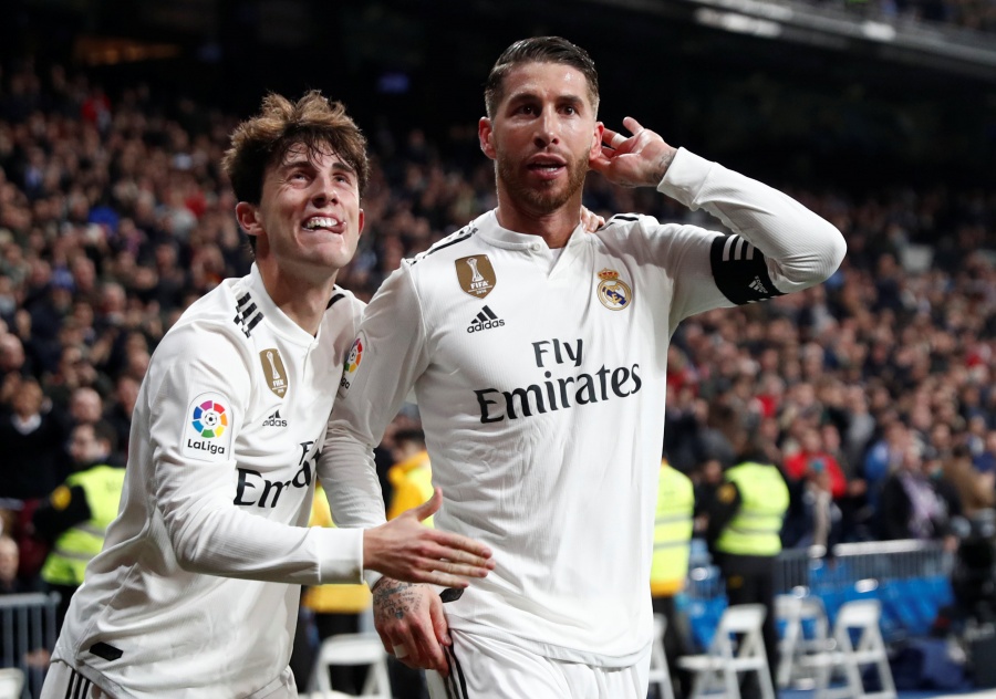 Real Madrid y Sergio Ramos, derrotan a un combativo Girona en la Copa del Rey