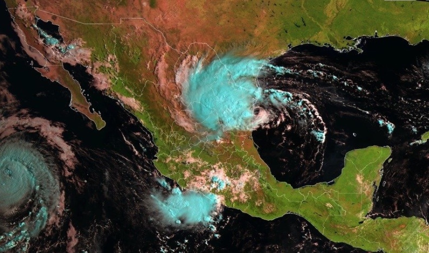 “Fernand” toca tierra en Tamaulipas