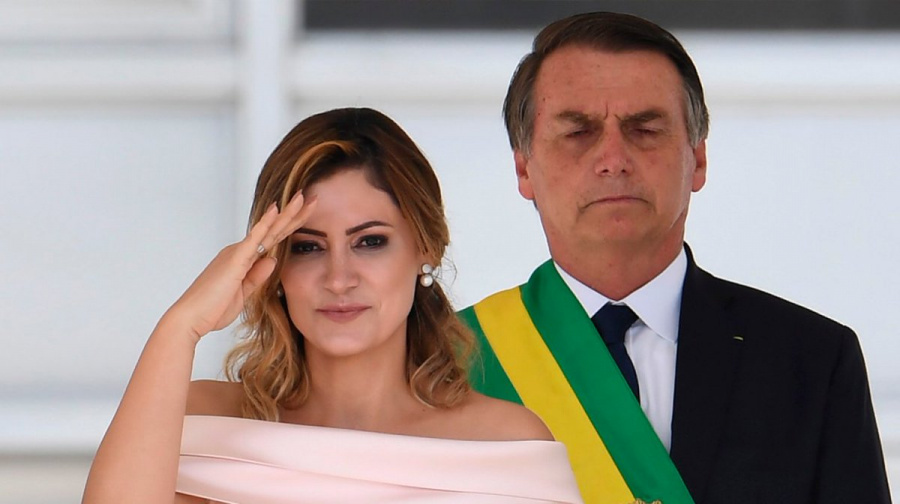 Michelle Bolsonaro, la nueva primera dama brasileña que atrapa miradas