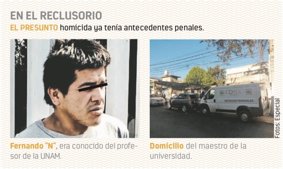 Por comparativo genético cae asesino de catedrático